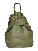 Anna Luchini Rucsac Jessica piele naturala Verde