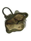 Anna Luchini Rucsac Jessica piele naturala Verde
