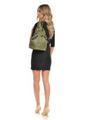 Anna Luchini Rucsac Jessica piele naturala Verde
