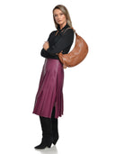 Anna Luchini Geanta de umar Simina piele naturala Coniac