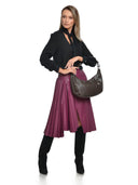 Anna Luchini Geanta de umar Simina piele naturala Maro Inchis