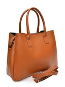 Anna Luchini Geanta de mana  Ruxandra piele naturala Coniac