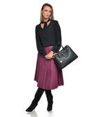 Anna Luchini Geanta de mana  Ruxandra piele naturala Negru