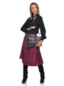 Anna Luchini Geanta de umar Oana piele naturala Negru