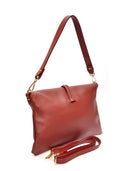 Anna Luchini Geanta de umar Oana piele naturala Rosu inchis