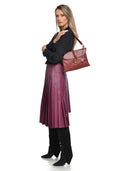 Anna Luchini Geanta de umar Oana piele naturala Rosu inchis