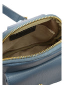 Anna Luchini Rucsac Anca piele naturala Albastru deschis