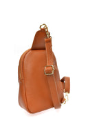Anna Luchini Rucsac Anca piele naturala Coniac