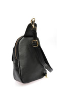 Anna Luchini Rucsac Anca piele naturala Negru