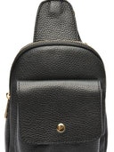 Anna Luchini Rucsac Anca piele naturala Negru