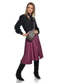 Anna Luchini Rucsac Anca piele naturala Maro inchis