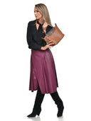 Anna Luchini Geanta de mana  Adela piele naturala Coniac