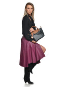 Anna Luchini Geanta de mana  Adela piele naturala Negru