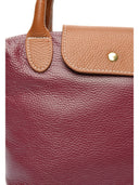 Anna Luchini Geanta de mana  Adela piele naturala Visiniu