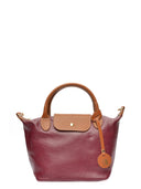 Anna Luchini Geanta de mana  Adela piele naturala Visiniu