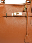 Anna Luchini Geanta de mana  Camila piele naturala Coniac