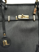 Anna Luchini Geanta de mana  Camila piele naturala Negru