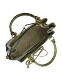 Anna Luchini Geanta de mana  Camila piele naturala Verde