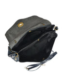 Anna Luchini Geanta de mana  Miruna piele naturala Albastru inchis