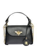 Anna Luchini Geanta de mana  Francesca piele naturala Negru