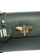 Anna Luchini Geanta de mana  Francesca piele naturala Verde inchis