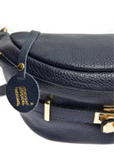 Anna Luchini Geanta Postas Giulia piele naturala Albastru inchis