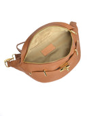 Anna Luchini Geanta Postas Giulia piele naturala Coniac inchis