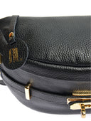 Anna Luchini Geanta Postas Giulia piele naturala Negru