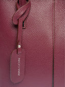 Anna Luchini Geanta de mana  Rodica piele naturala Visiniu