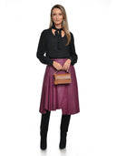 Anna Luchini Geanta Postas Rita piele naturala Coniac