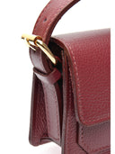 Anna Luchini Geanta Postas Rita piele naturala Visiniu