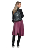 Anna Luchini Rucsac Giovanna piele naturala Negru