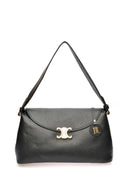 Anna Luchini Geanta de umar Miranda piele naturala Negru