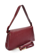 Anna Luchini Geanta de umar Miranda piele naturala Visiniu