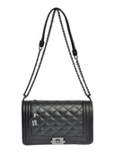 Anna Luchini Geanta de umar Eleonora piele naturala Negru