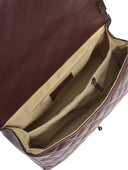 Anna Luchini Geanta de umar Eleonora piele naturala Visiniu