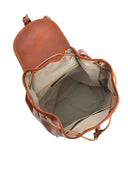 Anna Luchini Rucsac Ginevra piele naturala Coniac