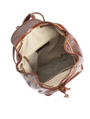 Anna Luchini Rucsac Ginevra piele naturala Maro