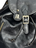 Anna Luchini Rucsac Ginevra piele naturala Negru