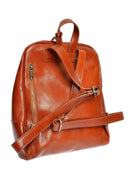 Anna Luchini Rucsac Francine piele naturala Coniac