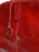 Anna Luchini Rucsac Alice piele naturala Rosu