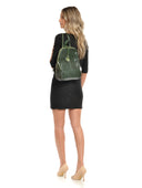 Anna Luchini Rucsac Alice piele naturala Verde