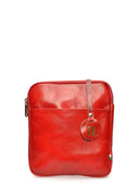 Anna Luchini Geanta Postas Lavinia piele naturala Rosu