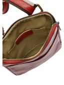 Anna Luchini Geanta Postas Lavinia piele naturala Rosu