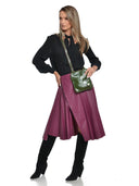 Anna Luchini Geanta Postas Lavinia piele naturala Verde