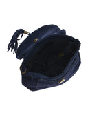 Anna Luchini Geanta Postas Agripina piele naturala Albastru