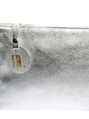 Anna Luchini Geanta Postas Vittoria piele naturala Argintiu