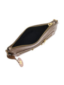 Anna Luchini Geanta Postas Vittoria piele naturala Bronz