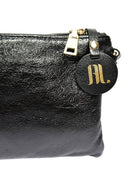 Anna Luchini Geanta Postas Vittoria piele naturala Negru