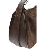 Anna Luchini Geanta de mana  Damaris piele naturala Maro inchis